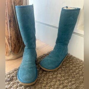 UGG Teal Suede Winter Boots